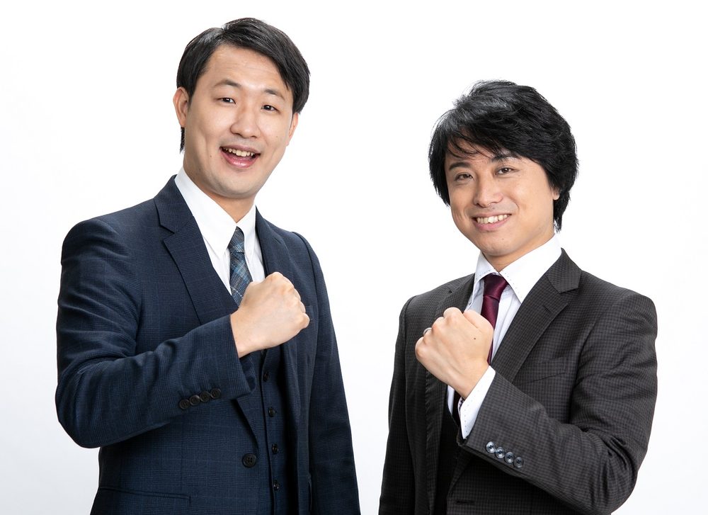 代表の森本良亮と長濵輝明